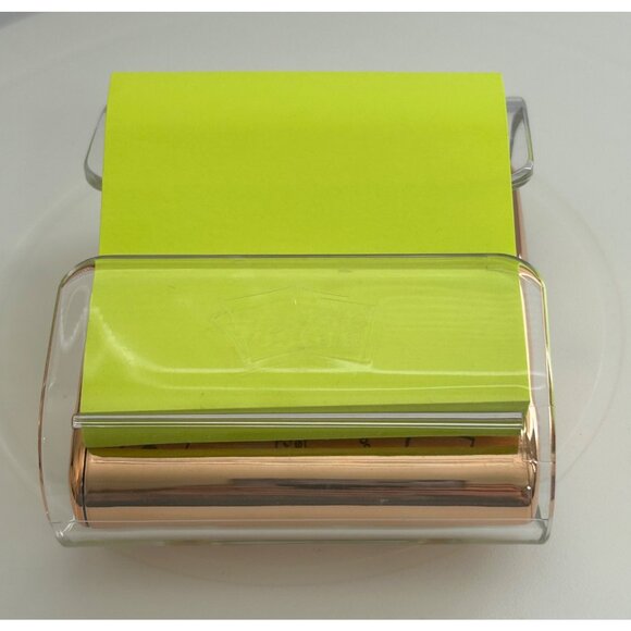 Post-It Pop-Up Note Dispenser Rose Gold & Clear Acrylic - Picture 8 of 8